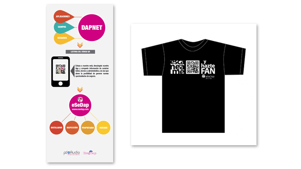 Ecudap. Xbanner y camiseta